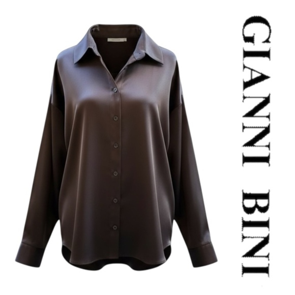 Gianni Bini Brown Blouse